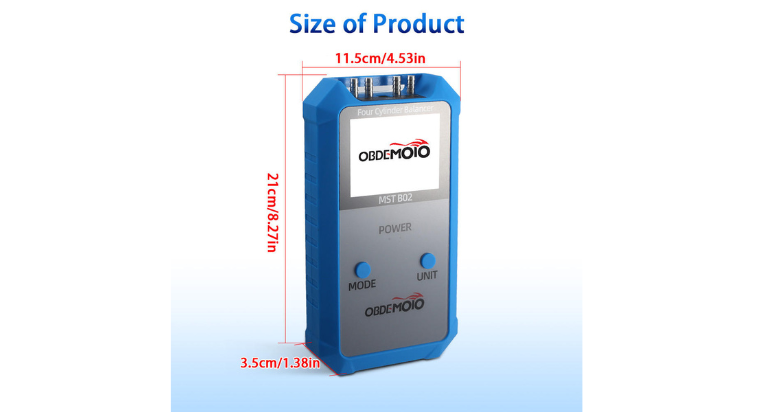 4 Cylinder Balancer Vacuum Instrument OBEMEOTO B02 For Motorcycle Negative Pressure Consist Adjust Meter Gauge