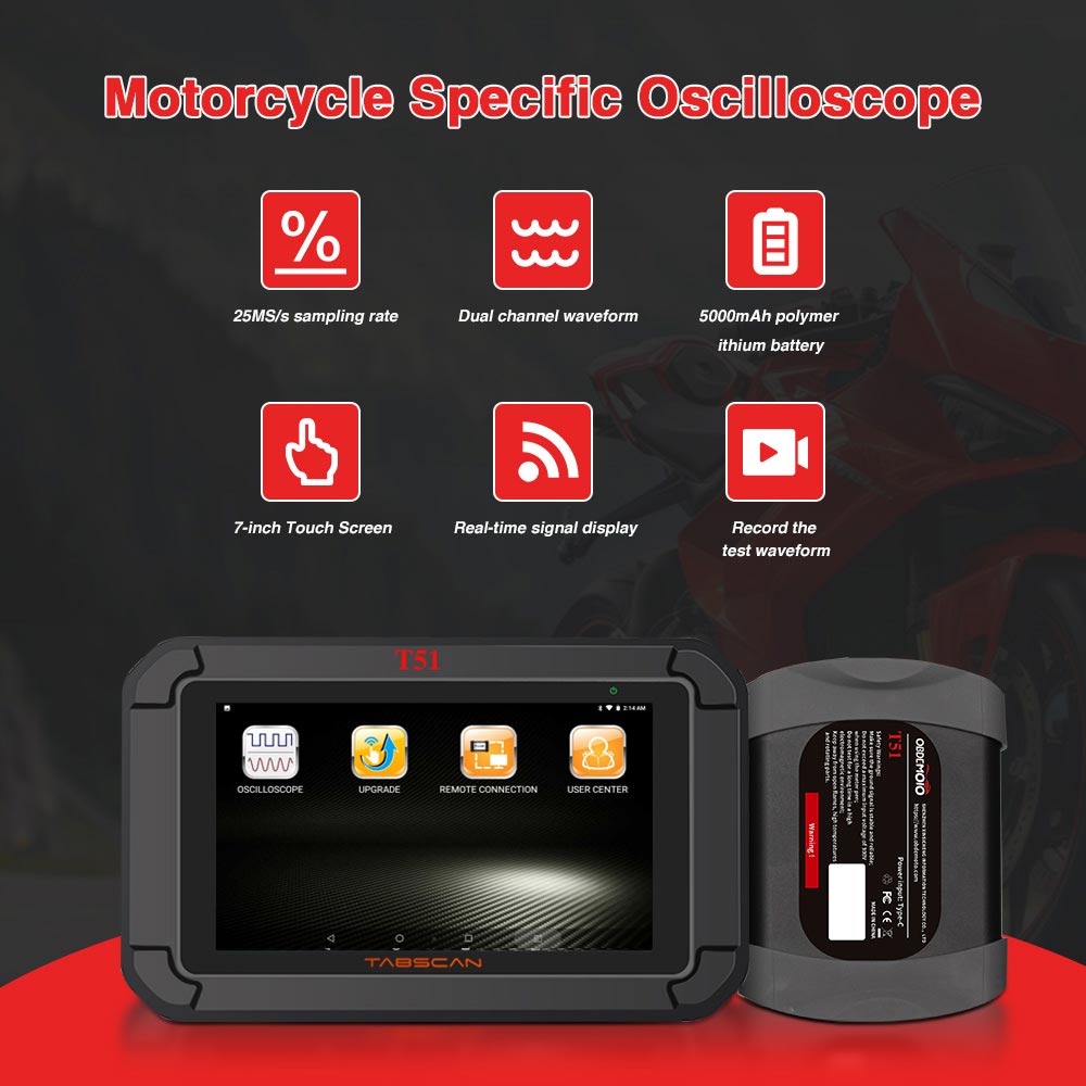 T51 Motorcycle Oscilloscope