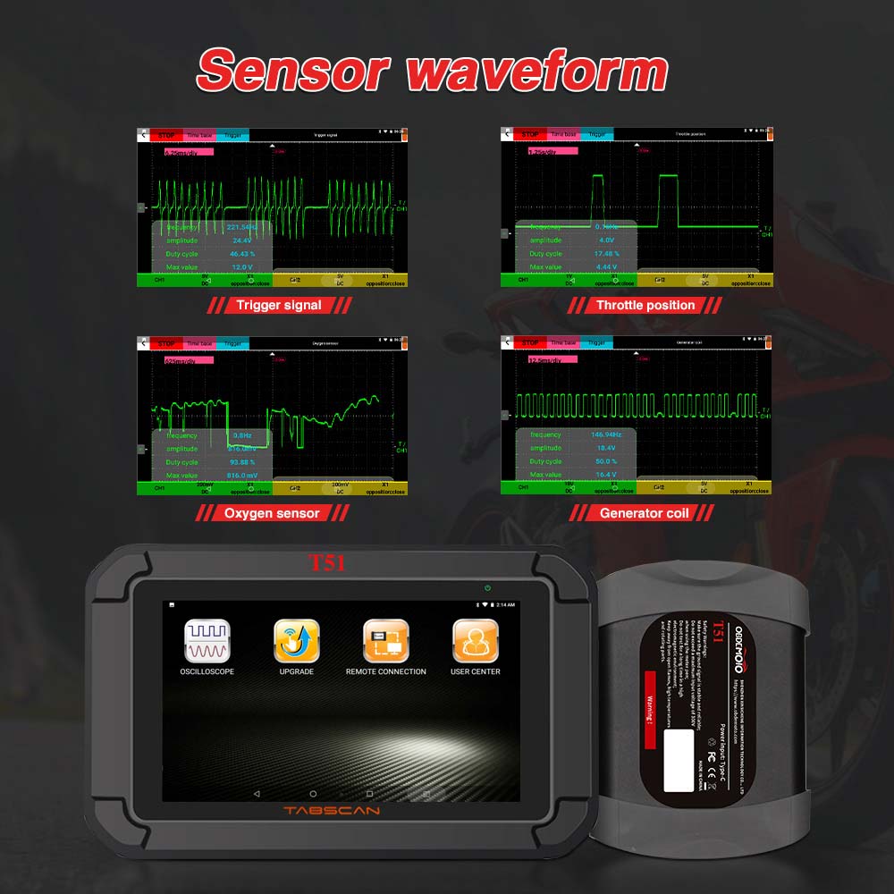 T51 Motorcycle Oscilloscope